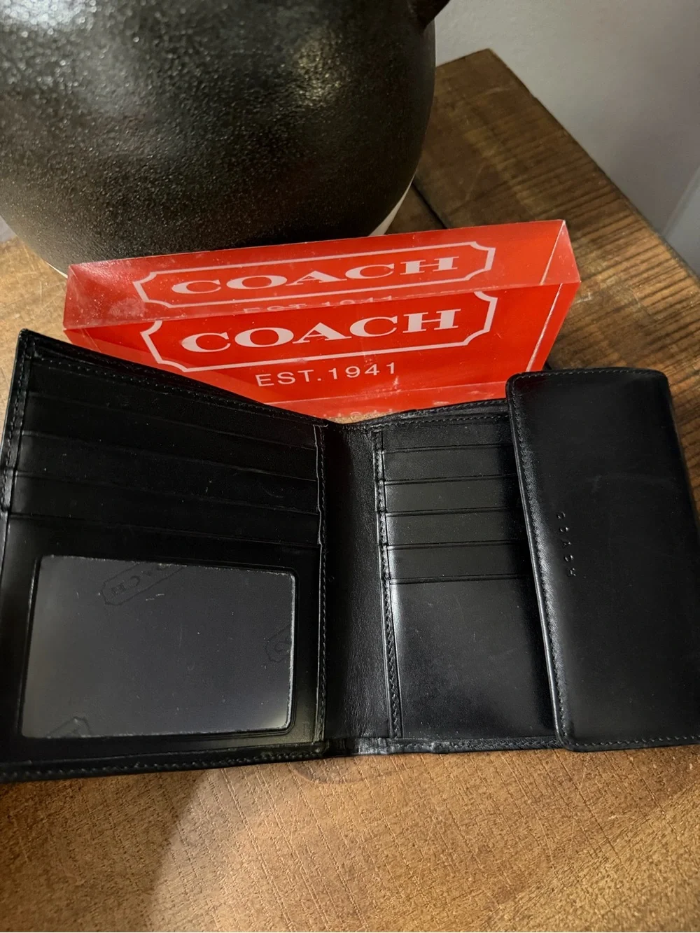 Coach Vintage Black Wallet
